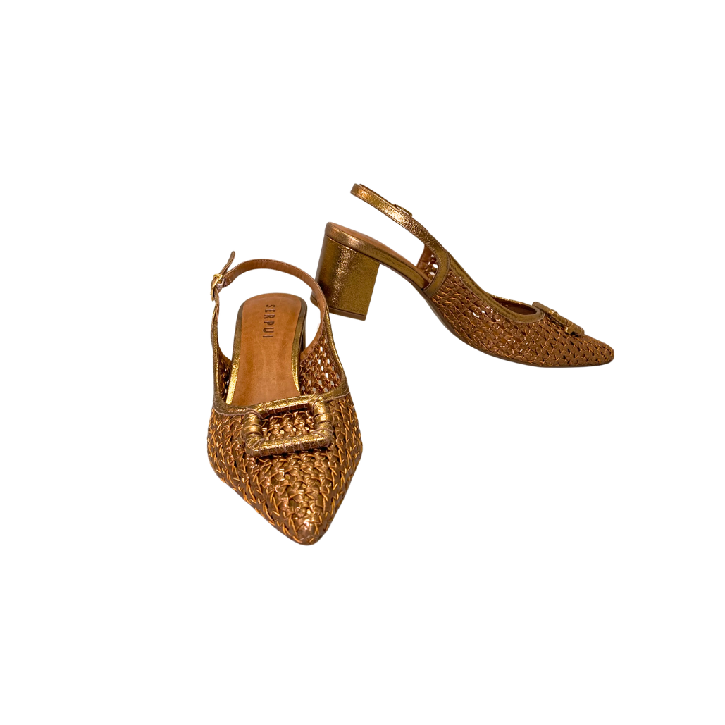 Scarpin Roseli Gold