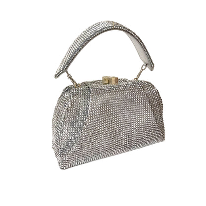 Julia Pouch Crystal Silver