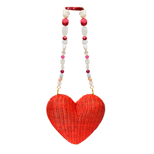 Funny Heart Red