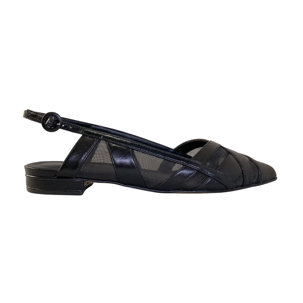Flat Sonia Black