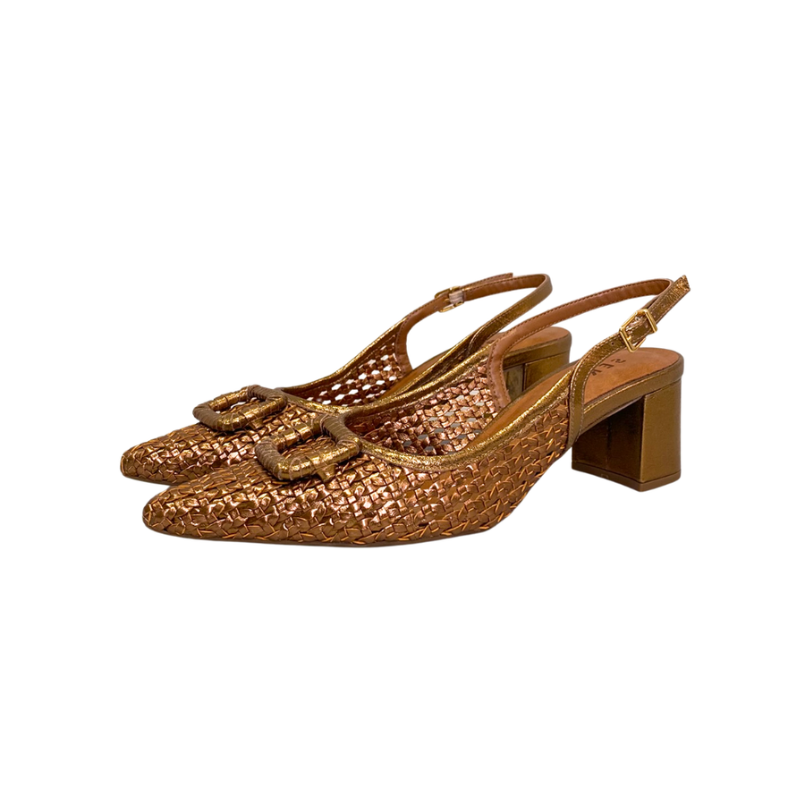 Scarpin Roseli Gold