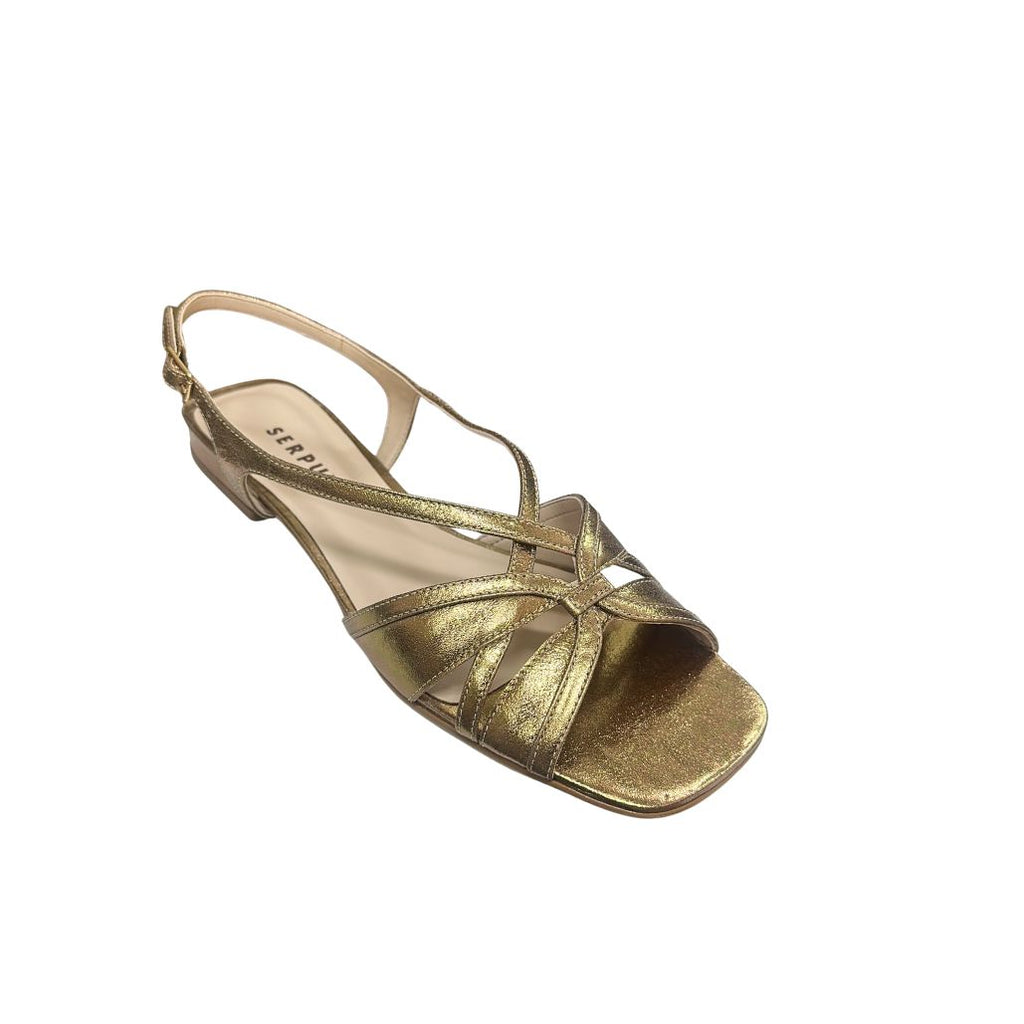 Sandália Flat Metallic