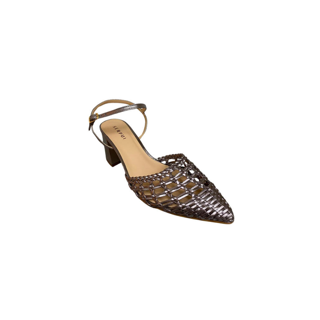 Sapato de Cristal Onix Bico Fino