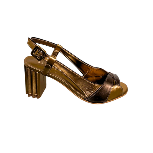 Sandália  Acqua Bronze Brown Met