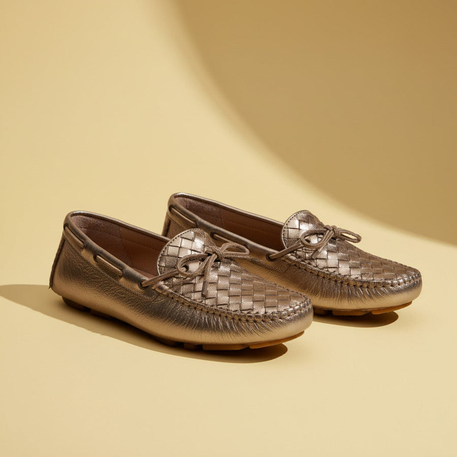 Mocassim Catarina Champagne