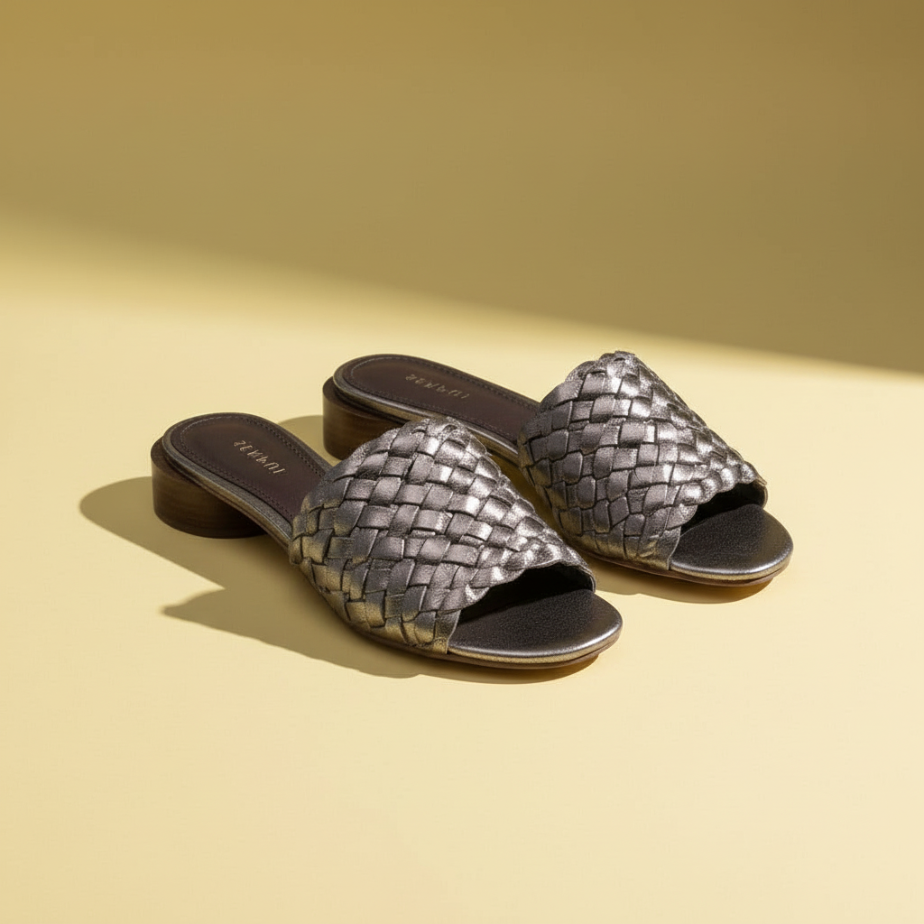 Tamanco Isadora Old Silver