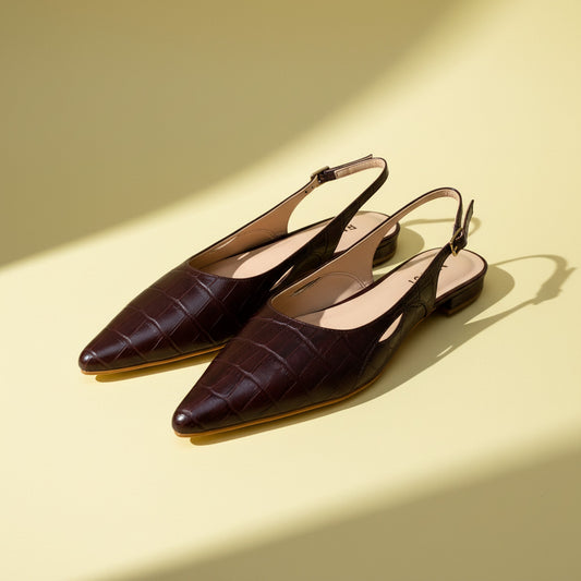 Flat Marilyn Burgundy